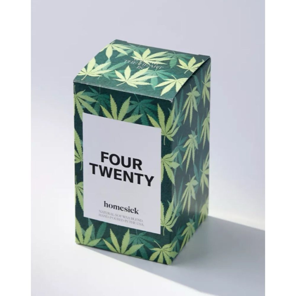Homesick Scented Candles for Home (Four Twenty) - 13.75 oz Long-Lasting Natural